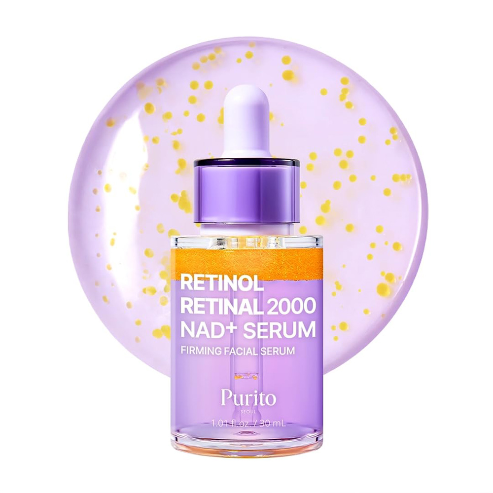 سرم-ضد-چروک-و-جوانساز-رتینول-رتینال-2000-و-NAD-پیوریتو-Purito-SEOUL-Retinol-Retinal-2000-NAD-Serum سرم رتینول رتینال 2000 پیوریتو ضدچروک و جوانساز - Image 1